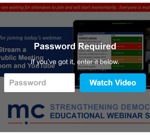 Password required, please click to visit video page