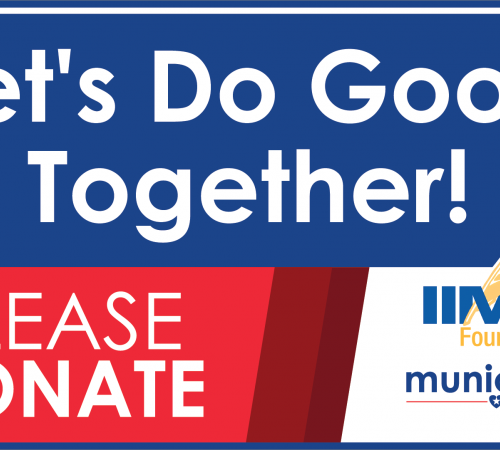 Let's Do Good Together! Please Donate, IIMC Foundation, Municode Cares