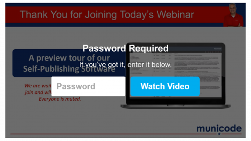 Password Required Click to Visit Video Page