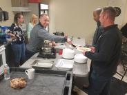 United Way Kickoff Campaign - Municode staff serving waffles