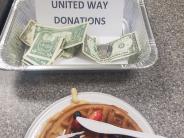 United Way Kickoff Campaign - Waffles