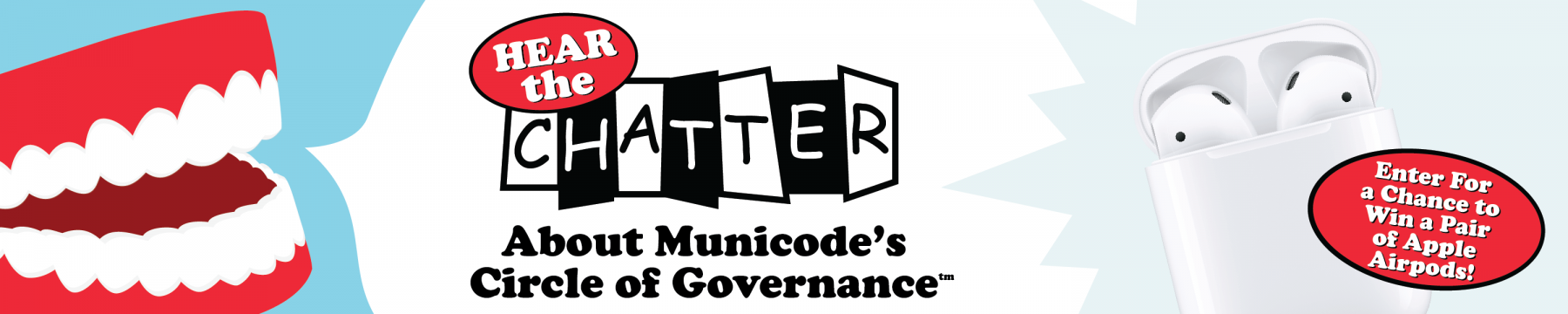 Hear the Chatter About Municode's Circle of Governance, Enter for a chance to win a pair of Apple Airpods