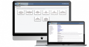 Screenshot of St Anthony Self Publishing Software in Monitor and Laptop